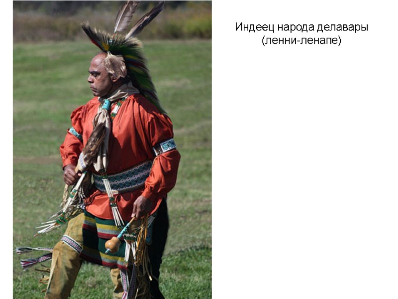 Индеец народа делавары (ленни-ленапе) Индеец народа делавары (ленни-ленапе)